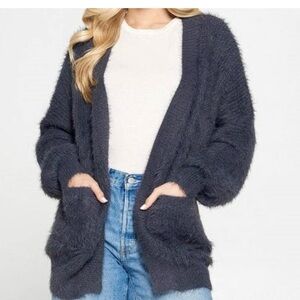 Sexy Pinch Faux Fur Cardigan size S/M